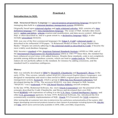 SQL Commands | PDF | Free Download