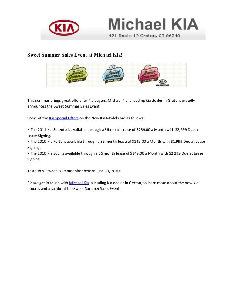 Kia Special Offers >> Kia Special Offer Groton Kia Special Offers >> Kia Special Offer Groton