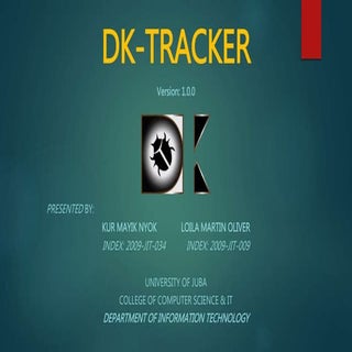 Dk tracker presentation
