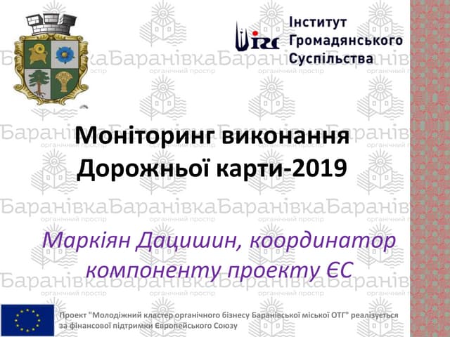 Моніторинг виконання Дорожньої карти-2019 