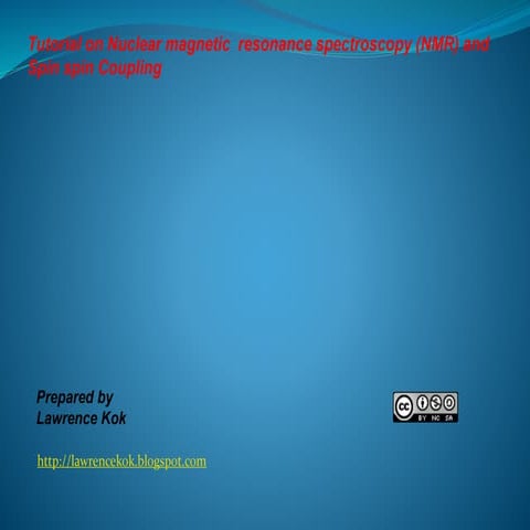 IB Chemistry on HNMR Spectroscopy and Spin spin coupling