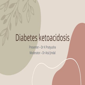 Diabetes ketoacidosis DKA and insulin therapy.pptx