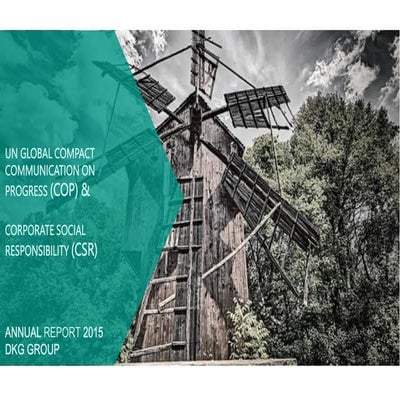 DKG GROUP COP & CSR Report 2015