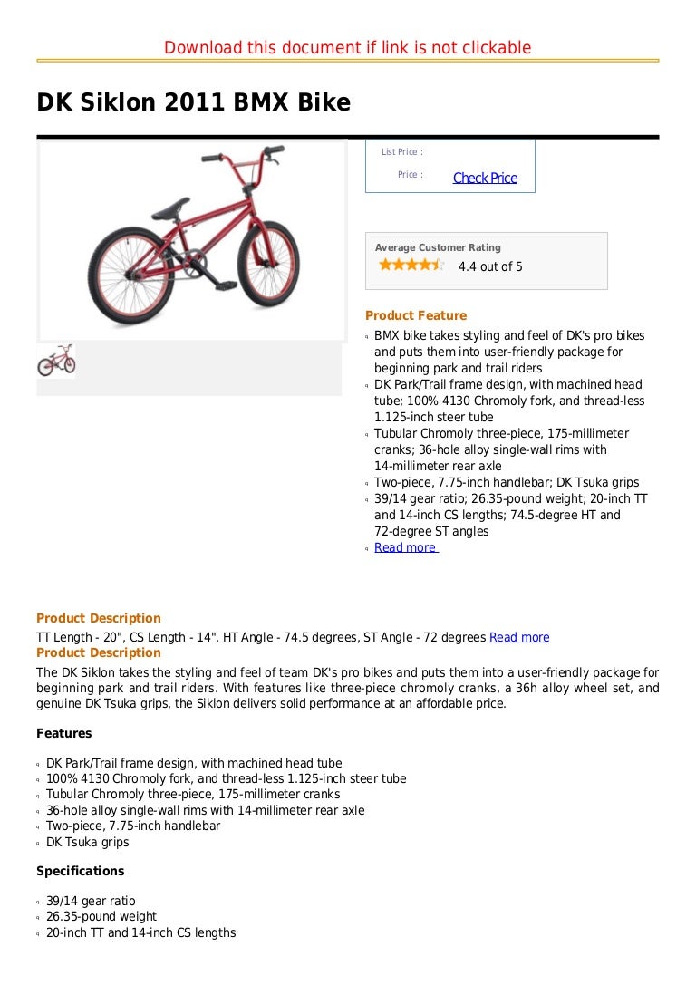 dk siklon bmx