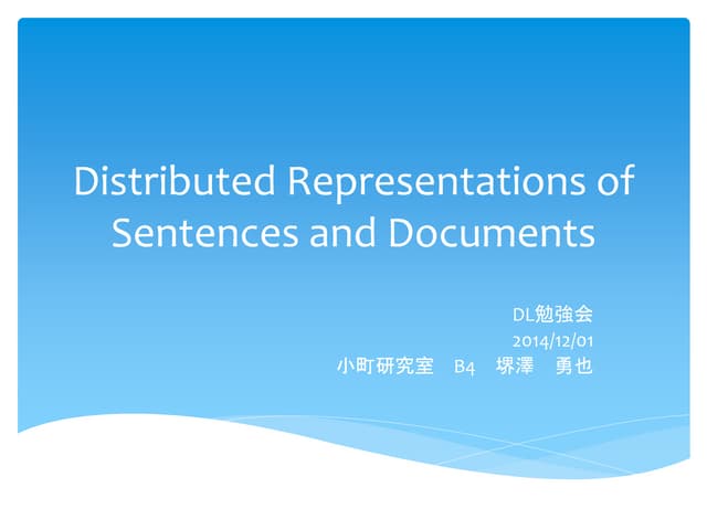 Distributed Representations of Sent...