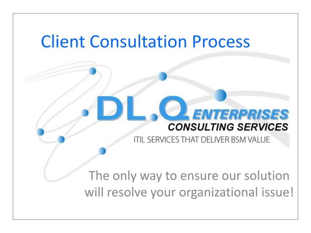 DL.Q Client Consultation Process