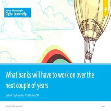 What banks will have to work on in the next years