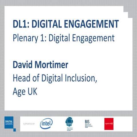Dl1 digital engagement david mortimer