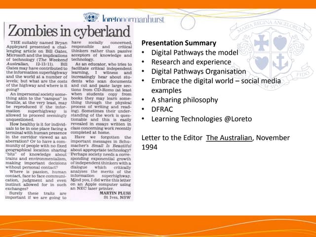 Digital Pathways in a Digital World