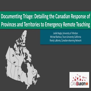 DLAC 2021 - Remote Teaching – Emergency or Not: Examining Pandemic Pedagogy i...