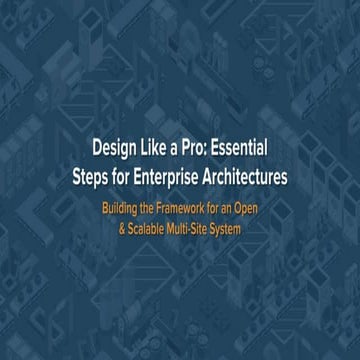 Design Like a Pro: Essential Steps for Enterprise Architectures