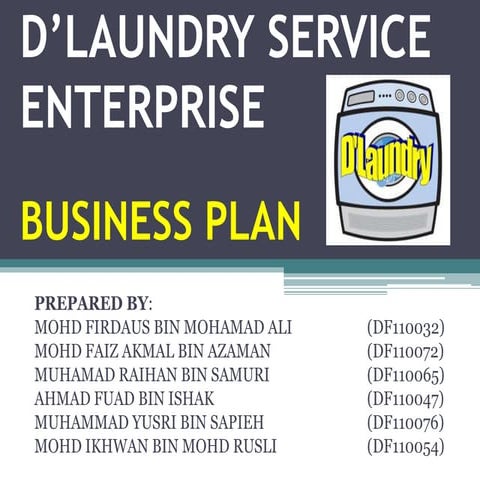 D’laundry service enterprise.ppt