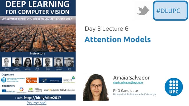 Attention Models (D3L6 2017 UPC Deep Learning for Computer Vision)