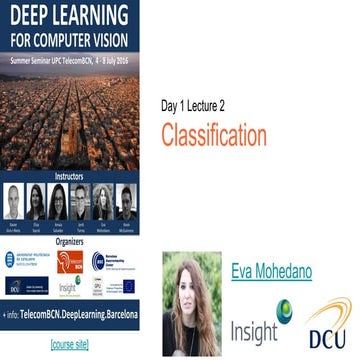 Deep Learning for Computer Vision: Image Classification (UPC 2016 ...