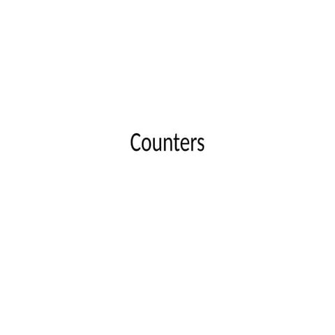 digital electronics counters topics.pptx