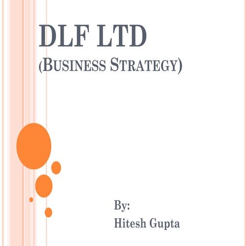 Dlf business startegy