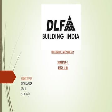Financial analysis of DLF