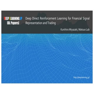 [DL輪読会]Deep Direct Reinforcement Le...