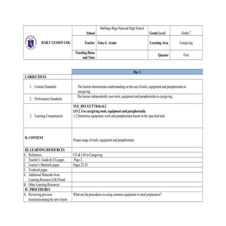 DLL-CAREGIVING-BALIBAGO-BIGA NHS.pdf