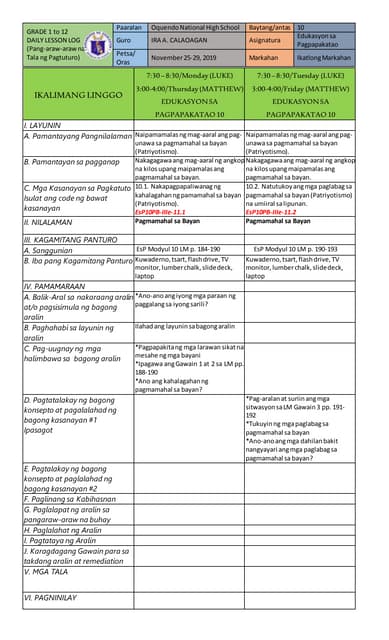 Dll Esp10 Q3 M12 Session 1 2 Pdf