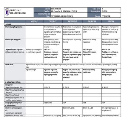 Detailed lesson plan | DOCX