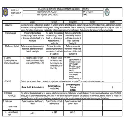 DLL MATATAG PE & HEALTH 7 Q1 W2 .docx