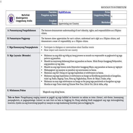 DTC_DLL_KINDERGARTEN_Q4_W5.docx • Maisagawa ang wastong paggamit ng ...
