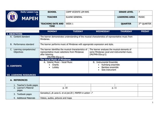 DETAILED LESSON PLAN FOR MAPEH 7 COT.docx