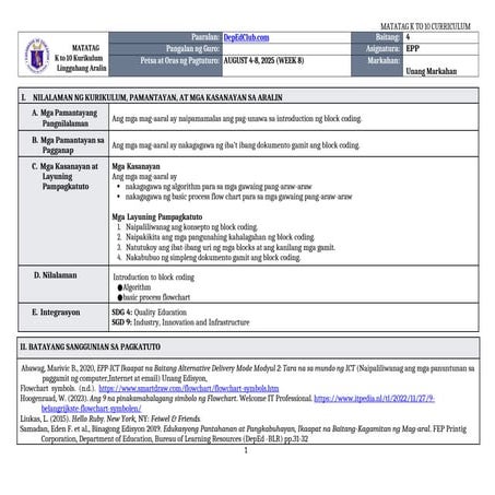 Comprehensive Guide to Block Coding and Algorithms for Grade 4 EPP ...