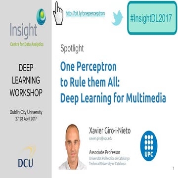 Once Perceptron to Rule Them all: Deep Learning for Multimedia