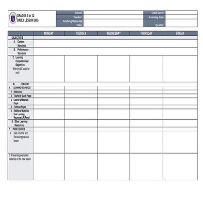 DLP-template.docx | Free Download