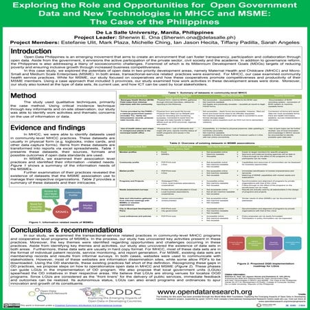 Open Government in the Philippines: exploring the role of open ...