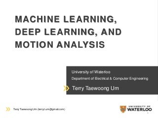 Introduction to Machine Learning and Deep Learning