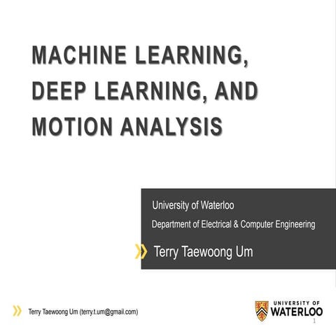 Introduction to Machine Learning and Deep Learning | PPT