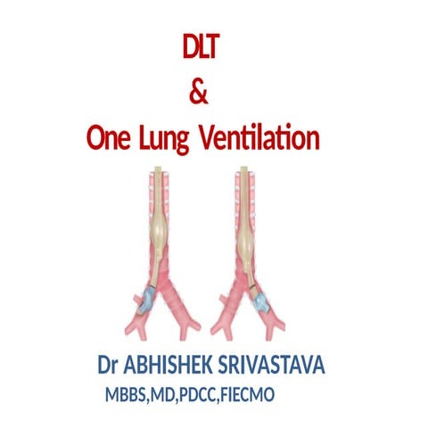 Bronchial blockers & endobronchial tubes | PPTX