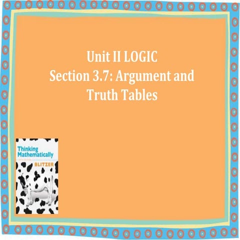 LOGIC--Section 3.7 | PPTX