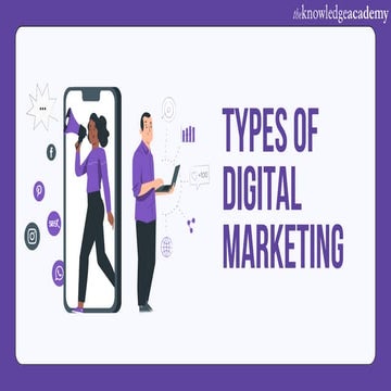 Types Of Digital Marketing | The Knowledge Academy 