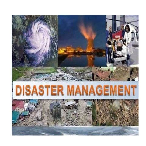 Disaster management  lecture notes presentation