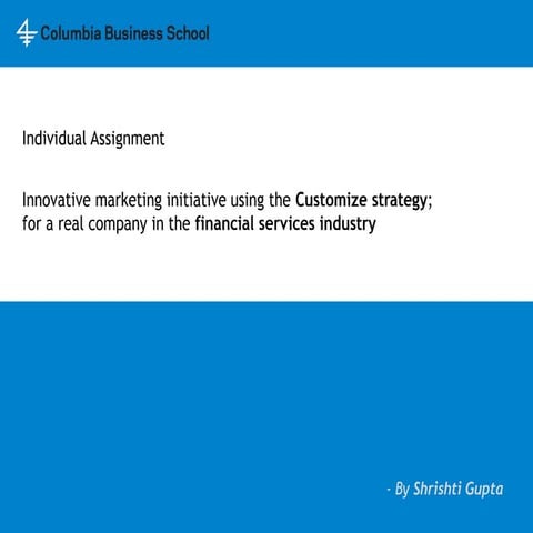 Digital Marketing Strategy for ICICI Bank - Assignment 