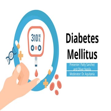 diabetes mellitus presentation type 1 and 2 | PPTX