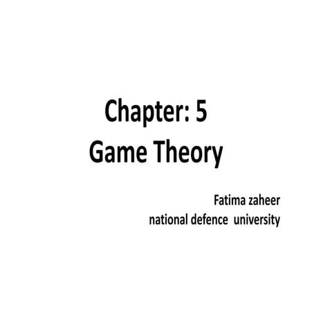 game theory