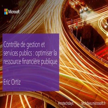 Contrôle de gestion et services publics : optimiser la ressource financière p...