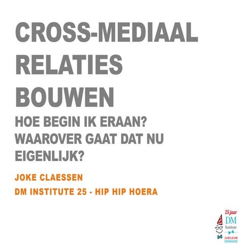 Cross media synergy: hoe begin je er aan?