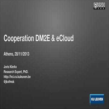 DM2E - Europeana Cloud