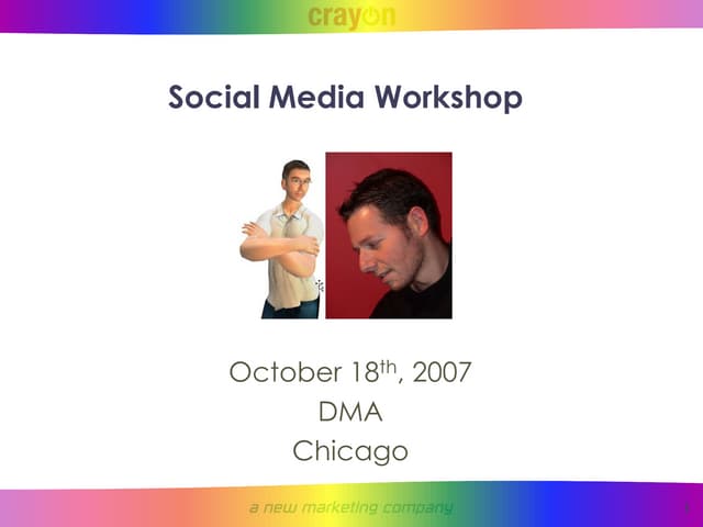 Dma Social Media Workshop - Part II Leavebehind