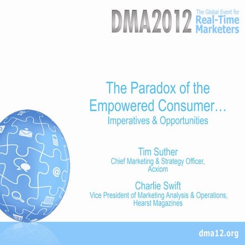 DMA 2012: The Paradox of the Empowered Consumer 