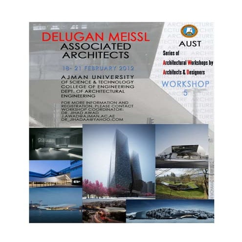 Architectural Workshop by Delugan Meissl at Ajman University