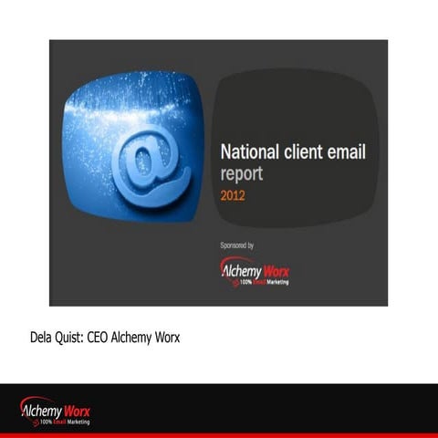 DMA client benchmark 2012 national client email report