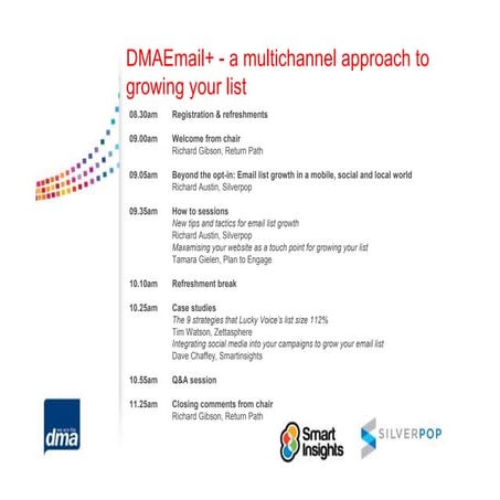 Dma email+ a multichannel approach to growing your list