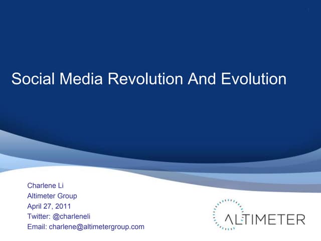 Social Media Revolution And Evolution PPT Social Media Revolution And Evolution PPT